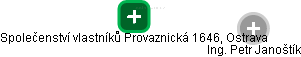 Společenství vlastníků Provaznická 1646, Ostrava - náhled vizuálního zobrazení vztahů obchodního rejstříku