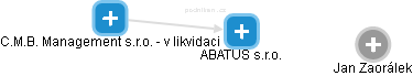 ABATUS s.r.o. - náhled vizuálního zobrazení vztahů obchodního rejstříku