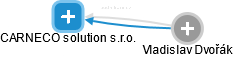 CARNECO solution s.r.o. - náhled vizuálního zobrazení vztahů obchodního rejstříku