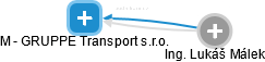 M - GRUPPE Transport s.r.o. - náhled vizuálního zobrazení vztahů obchodního rejstříku
