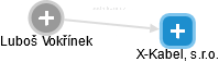 X-Kabel, s.r.o. - náhled vizuálního zobrazení vztahů obchodního rejstříku