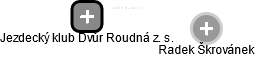 Jezdecký klub Dvůr Roudná z. s. - náhled vizuálního zobrazení vztahů obchodního rejstříku