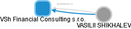 VSh Financial Consulting s.r.o. - náhled vizuálního zobrazení vztahů obchodního rejstříku