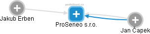 ProSeneo s.r.o. - náhled vizuálního zobrazení vztahů obchodního rejstříku