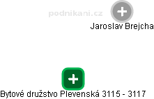 Bytové družstvo Plevenská 3115 - 3117 - náhled vizuálního zobrazení vztahů obchodního rejstříku