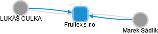 Fruitex s.r.o. - náhled vizuálního zobrazení vztahů obchodního rejstříku