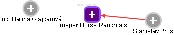 Prosper Horse Ranch a.s. - náhled vizuálního zobrazení vztahů obchodního rejstříku