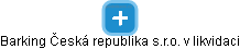 Barking Česká republika s.r.o. v likvidaci - náhled vizuálního zobrazení vztahů obchodního rejstříku