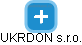 UKRDON s.r.o. - náhled vizuálního zobrazení vztahů obchodního rejstříku