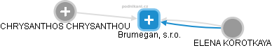 Brumegan, s.r.o. - náhled vizuálního zobrazení vztahů obchodního rejstříku
