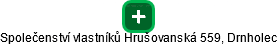 Společenství vlastníků Hrušovanská 559, Drnholec - náhled vizuálního zobrazení vztahů obchodního rejstříku