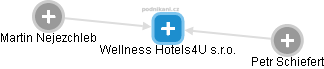 Wellness Hotels4U s.r.o. - náhled vizuálního zobrazení vztahů obchodního rejstříku