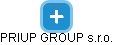 PRIUP GROUP s.r.o. - náhled vizuálního zobrazení vztahů obchodního rejstříku