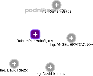 Bohumín terminál, a.s. - náhled vizuálního zobrazení vztahů obchodního rejstříku