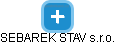 SEBAREK STAV s.r.o. - náhled vizuálního zobrazení vztahů obchodního rejstříku