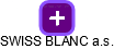SWISS BLANC a.s. - náhled vizuálního zobrazení vztahů obchodního rejstříku