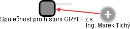 Společnost pro historii GRYFF z.s. - náhled vizuálního zobrazení vztahů obchodního rejstříku