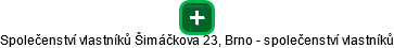Společenství vlastníků Šimáčkova 23, Brno - společenství vlastníků - náhled vizuálního zobrazení vztahů obchodního rejstříku