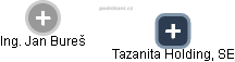 Tazanita Holding, SE - náhled vizuálního zobrazení vztahů obchodního rejstříku