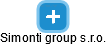 Simonti group s.r.o. - náhled vizuálního zobrazení vztahů obchodního rejstříku