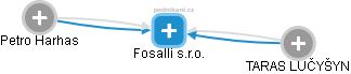 Fosalli s.r.o. - náhled vizuálního zobrazení vztahů obchodního rejstříku