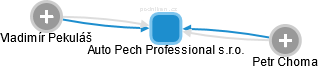 Auto Pech Professional s.r.o. - náhled vizuálního zobrazení vztahů obchodního rejstříku