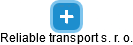 Reliable transport s. r. o. - náhled vizuálního zobrazení vztahů obchodního rejstříku