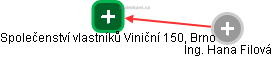 Společenství vlastníků Viniční 150, Brno - náhled vizuálního zobrazení vztahů obchodního rejstříku