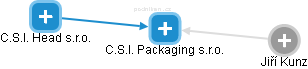 C.S.I. Packaging s.r.o. - náhled vizuálního zobrazení vztahů obchodního rejstříku