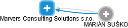 Marvers Consulting Solutions s.r.o. - náhled vizuálního zobrazení vztahů obchodního rejstříku