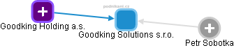 Goodking Solutions s.r.o. - náhled vizuálního zobrazení vztahů obchodního rejstříku