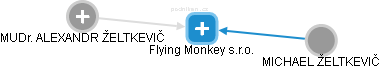 Flying Monkey s.r.o. - náhled vizuálního zobrazení vztahů obchodního rejstříku