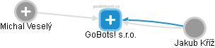 GoBots! s.r.o. - náhled vizuálního zobrazení vztahů obchodního rejstříku