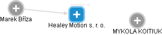 Healey Motion s. r. o. - náhled vizuálního zobrazení vztahů obchodního rejstříku