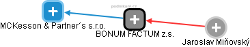 BONUM FACTUM z.s. - náhled vizuálního zobrazení vztahů obchodního rejstříku