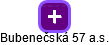 Bubenečská 57 a.s. - náhled vizuálního zobrazení vztahů obchodního rejstříku