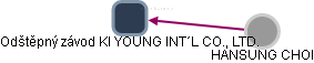 Odštěpný závod KI YOUNG INT´L CO., LTD. - náhled vizuálního zobrazení vztahů obchodního rejstříku