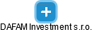 DAFAM Investment s.r.o. - náhled vizuálního zobrazení vztahů obchodního rejstříku