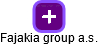 Fajakia group a.s. - náhled vizuálního zobrazení vztahů obchodního rejstříku