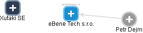 eBene Tech s.r.o. - náhled vizuálního zobrazení vztahů obchodního rejstříku