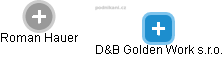 D&B Golden Work s.r.o. - náhled vizuálního zobrazení vztahů obchodního rejstříku