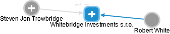 Whitebridge Investments s.r.o. - náhled vizuálního zobrazení vztahů obchodního rejstříku