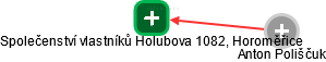 Společenství vlastníků Holubova 1082, Horoměřice - náhled vizuálního zobrazení vztahů obchodního rejstříku