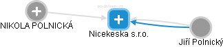 Nicekeska s.r.o. - náhled vizuálního zobrazení vztahů obchodního rejstříku