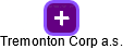 Tremonton Corp a.s. - náhled vizuálního zobrazení vztahů obchodního rejstříku