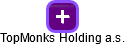 TopMonks Holding a.s. - náhled vizuálního zobrazení vztahů obchodního rejstříku