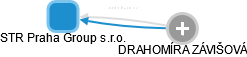 STR Praha Group s.r.o. - náhled vizuálního zobrazení vztahů obchodního rejstříku