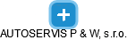 AUTOSERVIS P & W, s.r.o. - náhled vizuálního zobrazení vztahů obchodního rejstříku