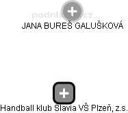 Handball klub Slavia VŠ Plzeň, z.s. - náhled vizuálního zobrazení vztahů obchodního rejstříku
