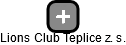 Lions Club Teplice z. s. - náhled vizuálního zobrazení vztahů obchodního rejstříku